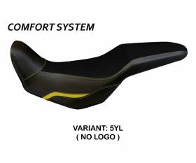 Seat saddle cover Tono Comfort System Yellow (YL) T.I. for HONDA CB 500 X 2016 > 2024