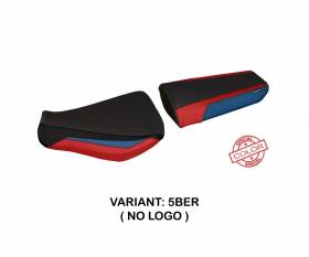 Seat saddle cover Andria Special Color Blue - Red (BER) T.I. for HONDA CBR 600 RR 2007 > 2019