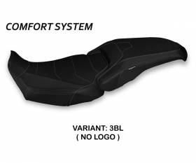 Seat saddle cover Braies 1 Comfort System Black (BL) T.I. for HONDA CB 650 R 2019 > 2021