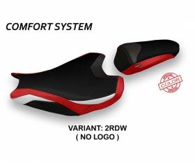 Housse de selle Acri Special Color Comfort System Rouge - Blanche (RDW) T.I. pour HONDA CBR 1000 RR 2017 > 2019