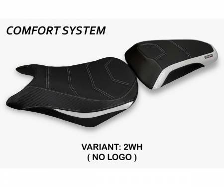 HCBR5R2A1-2WH-4 Seat saddle cover Auzat 1 Comfort System White (WH) T.I. for HONDA CBR 500 R 2012 > 2016