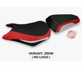 Housse de selle Mistretta Special Color Rouge - Blanche (RDW) T.I. pour HONDA CBR 500 R 2012 > 2016
