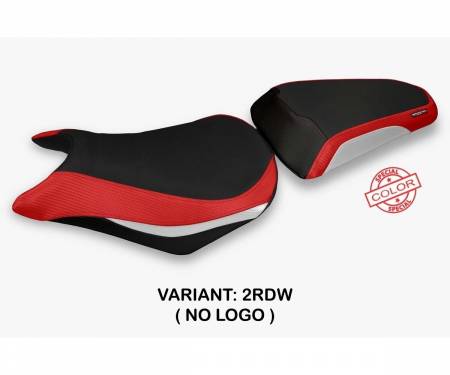HCBR5R2MS-2RDW-4 Seat saddle cover Mistretta Special Color Red - White (RDW) T.I. for HONDA CBR 500 R 2012 > 2016