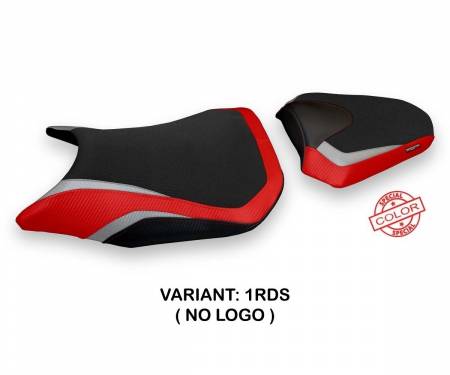HCBR5R7BS-1RDS-4 Seat saddle cover Berrac Special Color Red - Silver (RDS) T.I. for HONDA CBR 500 R 2017 > 2022