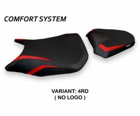 Seat saddle cover Diamante 1 Comfort System Red (RD) T.I. for HONDA CBR 500 R 2017 > 2022