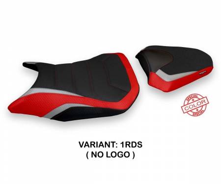 HCBR5R7FS-1RDS-4 Seat saddle cover Figari Special Color Ultragrip Red - Silver (RDS) T.I. for HONDA CBR 500 R 2017 > 2022