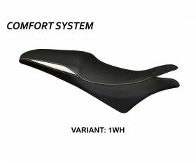 Housse de selle Ancona Comfort System Blanche (WH) T.I. pour HONDA CBR 600 F 2011 > 2013