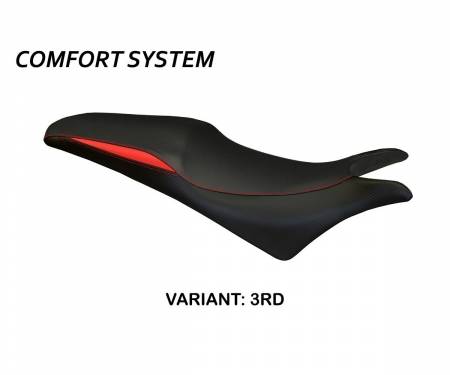 HCBR613AC-3RD-2 Seat saddle cover Ancona Comfort System Red (RD) T.I. for HONDA CBR 600 F 2011 > 2013