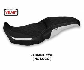 Seat saddle cover Sfax Velvet White (WH) T.I. for HONDA CBR 650 R 2019 > 2022
