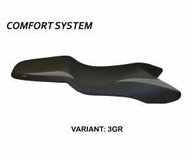 Housse de selle Edimburgo Comfort System Gris (GR) T.I. pour HONDA CBR 600 F 1999 > 2006