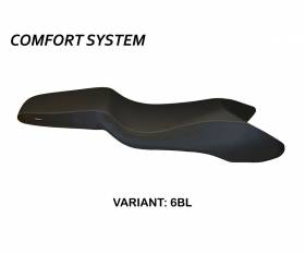 Housse de selle Edimburgo Comfort System Noir (BL) T.I. pour HONDA CBR 600 F 1999 > 2006