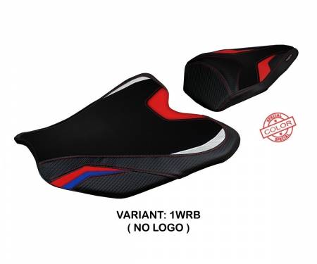 HCBRR20AS-1WRB-4 Seat saddle cover Adrano Special Color White - Red - Blue (WRB) T.I. for HONDA CBR 1000 RR 2020 > 2021