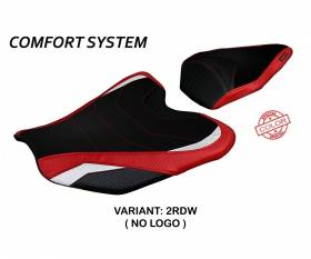 Seat saddle cover Pedara Special Color Comfort System Red - White (RDW) T.I. for HONDA CBR 1000 RR 2020 > 2021
