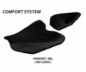 Housse de selle Pedara Comfort System Noir (BL) T.I. pour HONDA CBR 1000 RR 2020 > 2021