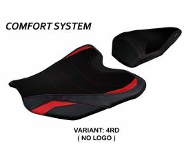 Seat saddle cover Pedara Comfort System Red (RD) T.I. for HONDA CBR 1000 RR 2020 > 2021
