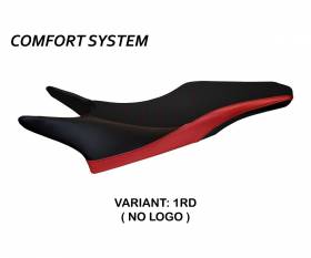Seat saddle cover Caserta Comfort System Red (RD) T.I. for HONDA CROSSRUNNER 800 2010 > 2015