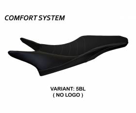 Seat saddle cover Caserta Comfort System Black (BL) T.I. for HONDA CROSSRUNNER 800 2010 > 2015