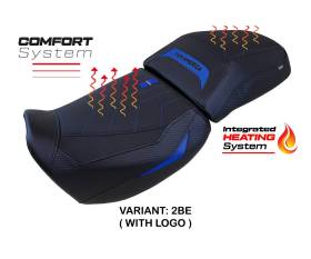 Seat saddle cover Heating Comfort System Blue BE + logo T.I. for HARLEY DAVIDSON PAN AMERICA 2021 > 2023