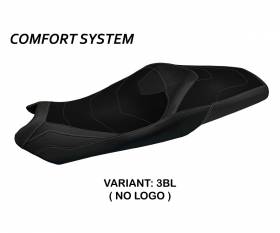 Seat saddle cover Nuuk Comfort System Black (BL) T.I. for HONDA FORZA 750 2021