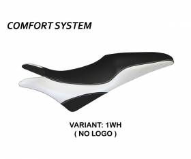 Seat saddle cover Pescara Comfort System White (WH) T.I. for HONDA HORNET 600 2007 > 2013