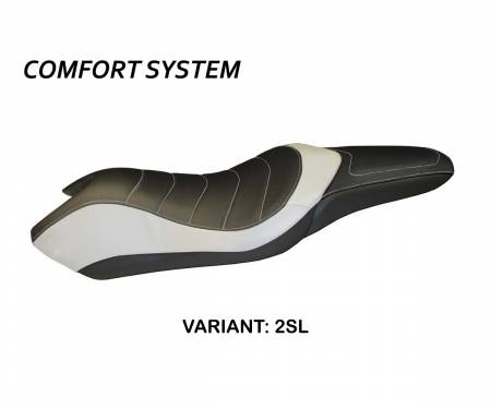 HI70DC-2SL-2 Housse de selle Domenico Comfort System Argent (SL) T.I. pour HONDA INTEGRA 700 2011 > 2013