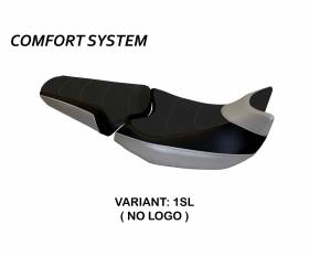 Seat saddle cover Brera Comfort System Silver (SL) T.I. for HONDA NC 700 X 2011 > 2013