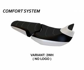Seat saddle cover Brera Comfort System White (WH) T.I. for HONDA NC 700 X 2011 > 2013