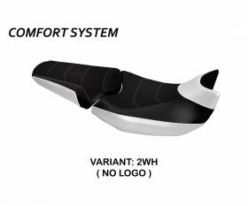 Seat saddle cover Rostov Comfort System White (WH) T.I. for HONDA NC 750 X 2014 > 2023