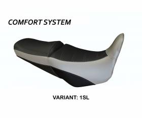 Housse de selle Vigevano Comfort System Argent (SL) T.I. pour HONDA VARADERO 1000 1999 > 2011