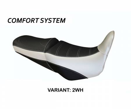 HV1VC-2WH-2 Seat saddle cover Vigevano Comfort System White (WH) T.I. for HONDA VARADERO 1000 1999 > 2011