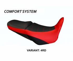 Seat saddle cover Vigevano Comfort System Red (RD) T.I. for HONDA VARADERO 1000 1999 > 2011