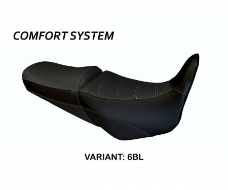 HV1VC-6BL-2 Seat saddle cover Vigevano Comfort System Black (BL) T.I. for HONDA VARADERO 1000 1999 > 2011