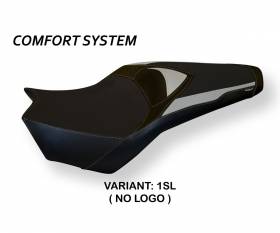 Seat saddle cover Msida 2 Comfort System Silver (SL) T.I. for HONDA VFR 1200 2009 > 2016