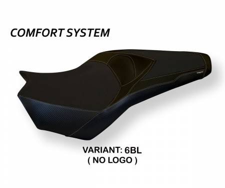 HVF12M2-6BL-2 Seat saddle cover Msida 2 Comfort System Black (BL) T.I. for HONDA VFR 1200 2009 > 2016