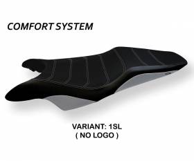 Seat saddle cover Burnaby 2 Comfort System Silver (SL) T.I. for HONDA VFR 800 2002 > 2013