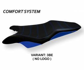 Seat saddle cover Burnaby 2 Comfort System Blue (BE) T.I. for HONDA VFR 800 2002 > 2013
