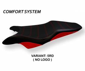 Seat saddle cover Burnaby 2 Comfort System Red (RD) T.I. for HONDA VFR 800 2002 > 2013