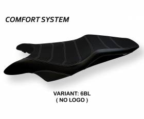 Seat saddle cover Burnaby 2 Comfort System Black (BL) T.I. for HONDA VFR 800 2002 > 2013