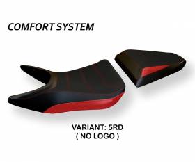 Sattelbezug Sitzbezug Knock 2 Comfort System Rot (RD) T.I. fur HONDA VFR 800 2014 > 2019