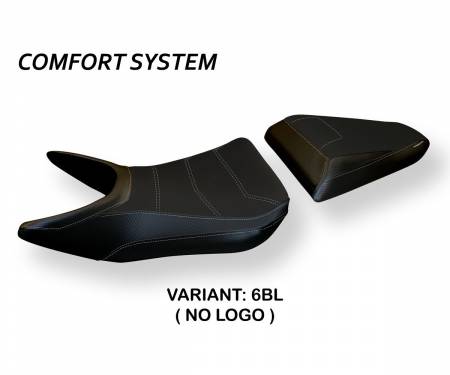 HVF819K2-6BL-3 Seat saddle cover Knock 2 Comfort System Black (BL) T.I. for HONDA VFR 800 2014 > 2019