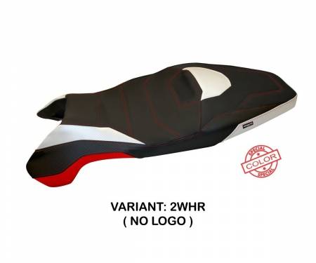 HXAIS-2WHR-4 Seat saddle cover Ivern Special Color Ultragrip White - Red (WHR) T.I. for HONDA X-ADV 2017 > 2020
