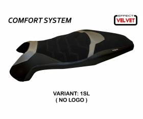 Housse de selle Swiss 2 Velvet Comfort System Argent (SL) T.I. pour HONDA X-ADV 2017 > 2020