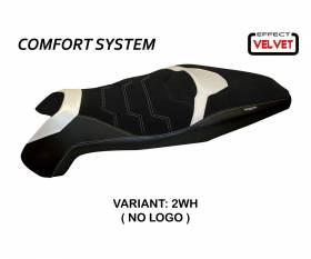 Seat saddle cover Swiss 2 Velvet Comfort System White (WH) T.I. for HONDA X-ADV 2017 > 2020