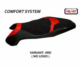Sattelbezug Sitzbezug Swiss 2 Velvet Comfort System Rot (RD) T.I. fur HONDA X-ADV 2017 > 2020