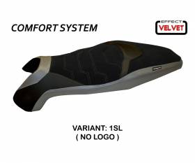 Sattelbezug Sitzbezug Swiss 3 Velvet Comfort System Silber (SL) T.I. fur HONDA X-ADV 2017 > 2020