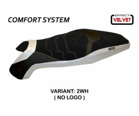 Seat saddle cover Swiss 3 Velvet Comfort System White (WH) T.I. for HONDA X-ADV 2017 > 2020