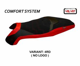 Seat saddle cover Swiss 3 Velvet Comfort System Red (RD) T.I. for HONDA X-ADV 2017 > 2020