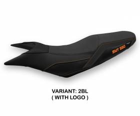 Seat saddle cover Maida Black (BL) T.I. for KTM 990 SUPERMOTO T 2009 > 2016