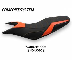 Housse de selle Pompei Comfort System Orange (OR) T.I. pour KTM 990 SUPERMOTO T 2009 > 2016