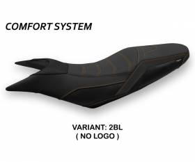 Seat saddle cover Pompei Comfort System Black (BL) T.I. for KTM 990 SUPERMOTO T 2009 > 2016